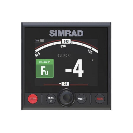 Simrad AP44 Autopilot Controller, 4.1in Color Display, Rotary Dial, NMEA 2000, IPX7, Flush Mount — Quality Boat Parts