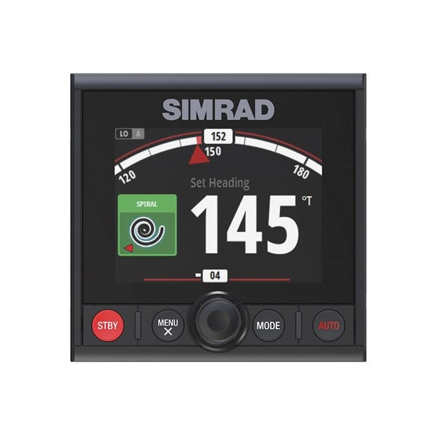 Simrad AP44 Autopilot Controller, 4.1in Color Display, Rotary Dial, NMEA 2000, IPX7, Flush Mount — Quality Boat Parts