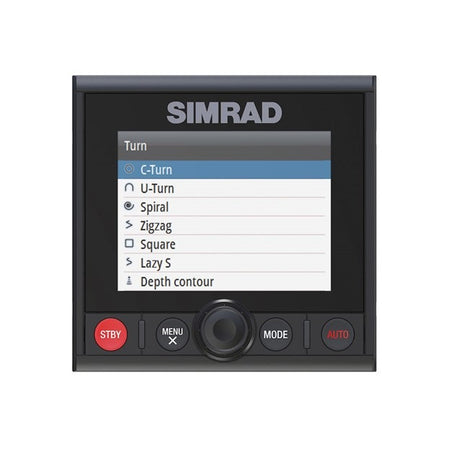 Simrad AP44 Autopilot Controller, 4.1in Color Display, Rotary Dial, NMEA 2000, IPX7, Flush Mount — Quality Boat Parts