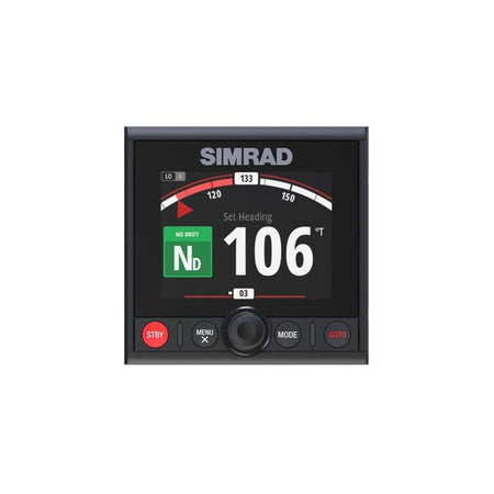 Simrad AP44 Autopilot Controller, 4.1in Color Display, Rotary Dial, NMEA 2000, IPX7, Flush Mount — Quality Boat Parts