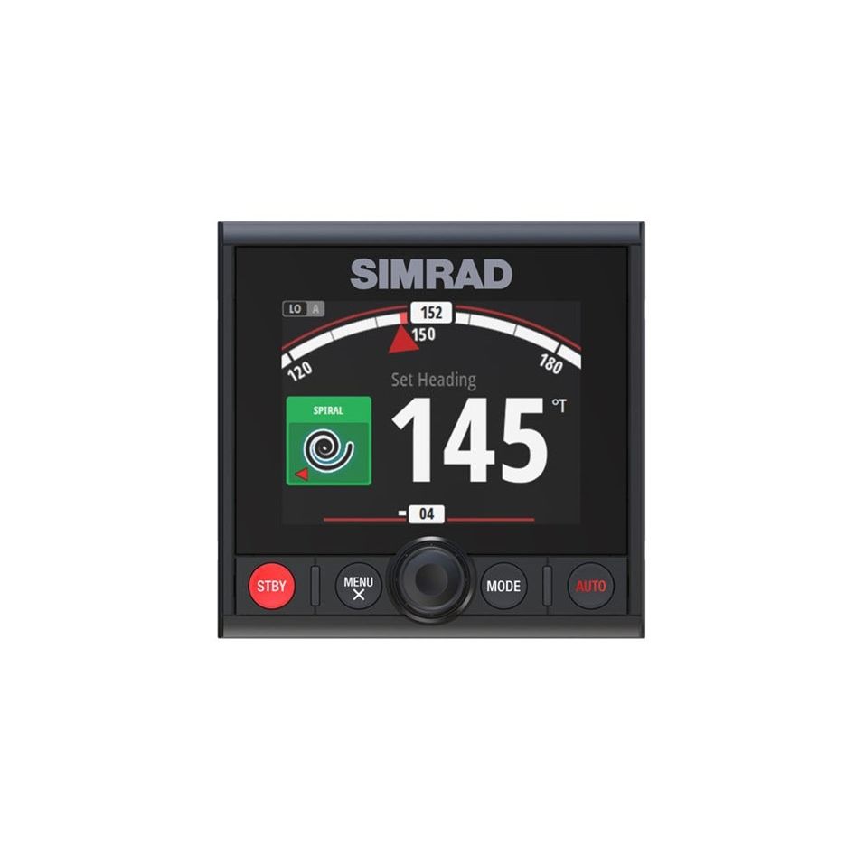 Simrad AP44 Autopilot Controller, 4.1in Color Display, Rotary Dial, NMEA 2000, IPX7, Flush Mount — Quality Boat Parts