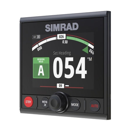 Simrad AP44 Autopilot Controller, 4.1in Color Display, Rotary Dial, NMEA 2000, IPX7, Flush Mount — Quality Boat Parts
