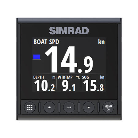 Simrad IS42 Speed/Depth Pack, 4.1in Color Display, IPX7, DST800 Thru-Hull Sensor, NMEA 2000 Backbone Starter Kit — Quality Boat Parts