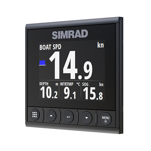 Simrad IS42 Speed/Depth Pack, 4.1in Color Display, IPX7, DST800 Thru-Hull Sensor, NMEA 2000 Backbone Starter Kit — Quality Boat Parts