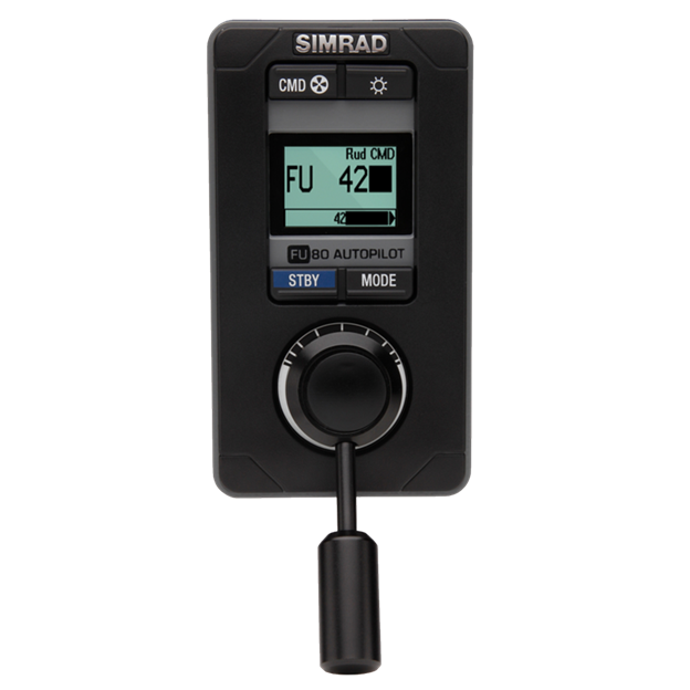 Simrad FU80 Follow Up Autopilot Remote with Display, For AP70/AP80/AP24/AP28, For NSE/NSS/NSO, NMEA 2000, Flush or Bulkhead Mount — Quality Boat Parts