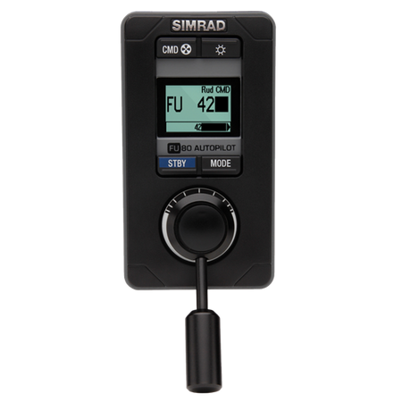 Simrad FU80 Follow Up Autopilot Remote with Display, For AP70/AP80/AP24/AP28, For NSE/NSS/NSO, NMEA 2000, Flush or Bulkhead Mount — Quality Boat Parts