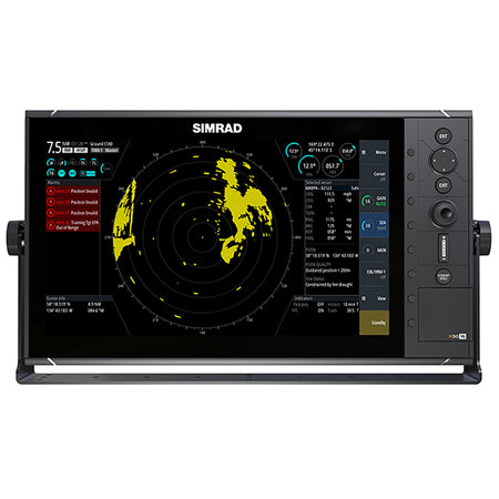 Simrad R3016 Radar Control Unit, For Halo Pulse Compression and Broadband 3G/4G and HD Digital Radars, 16in HD Widescreen Display, 12-24V DC, IPX6, NMEA 2000, NMEA 0183, Ethernet, HDMI — Quality Boat Parts