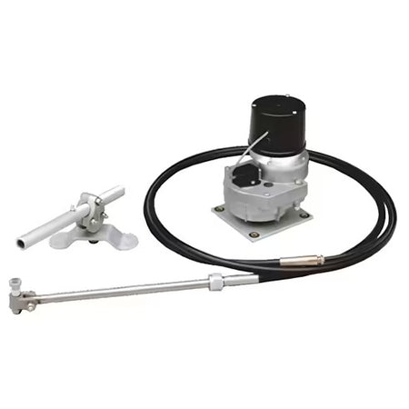 Simrad SD10 Autopilot Mechanical Drive Unit, For NAC-2 Autopilot Computers, 12V, Built-In Rudder Feedback, For 25-37 ft Sailboats, 6 ft Steering Cable, Electromagnetic Clutch With Override Function — Quality Boat Parts