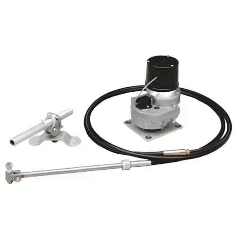 Simrad SD10 Autopilot Mechanical Drive Unit, For NAC-2 Autopilot Computers, 12V, Built-In Rudder Feedback, For 25-37 ft Sailboats, 6 ft Steering Cable, Electromagnetic Clutch With Override Function — Quality Boat Parts