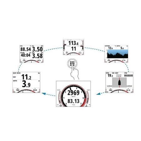 Simrad IS42J Digital Engine Gauge, J1939 to NMEA 2000 Gateway, Dual-Engine — Quality Boat Parts