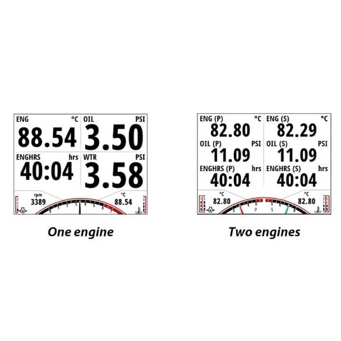 Simrad IS42J Digital Engine Gauge, J1939 to NMEA 2000 Gateway, Dual-Engine — Quality Boat Parts