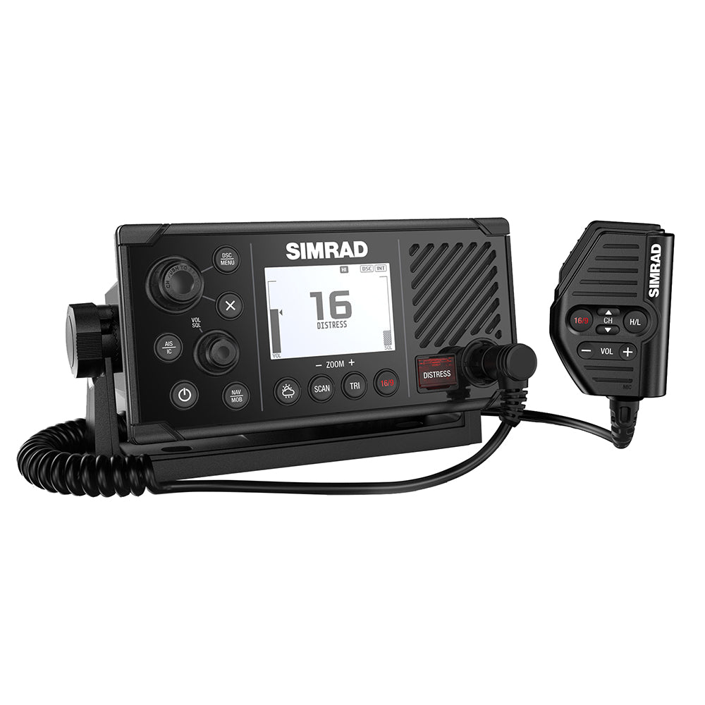 Simrad RS40 Fixed-Mount VHF Radio, Class D DSC, AIS Receiver, Built-In GPS, NMEA 2000, IPX7 — Quality Boat Parts