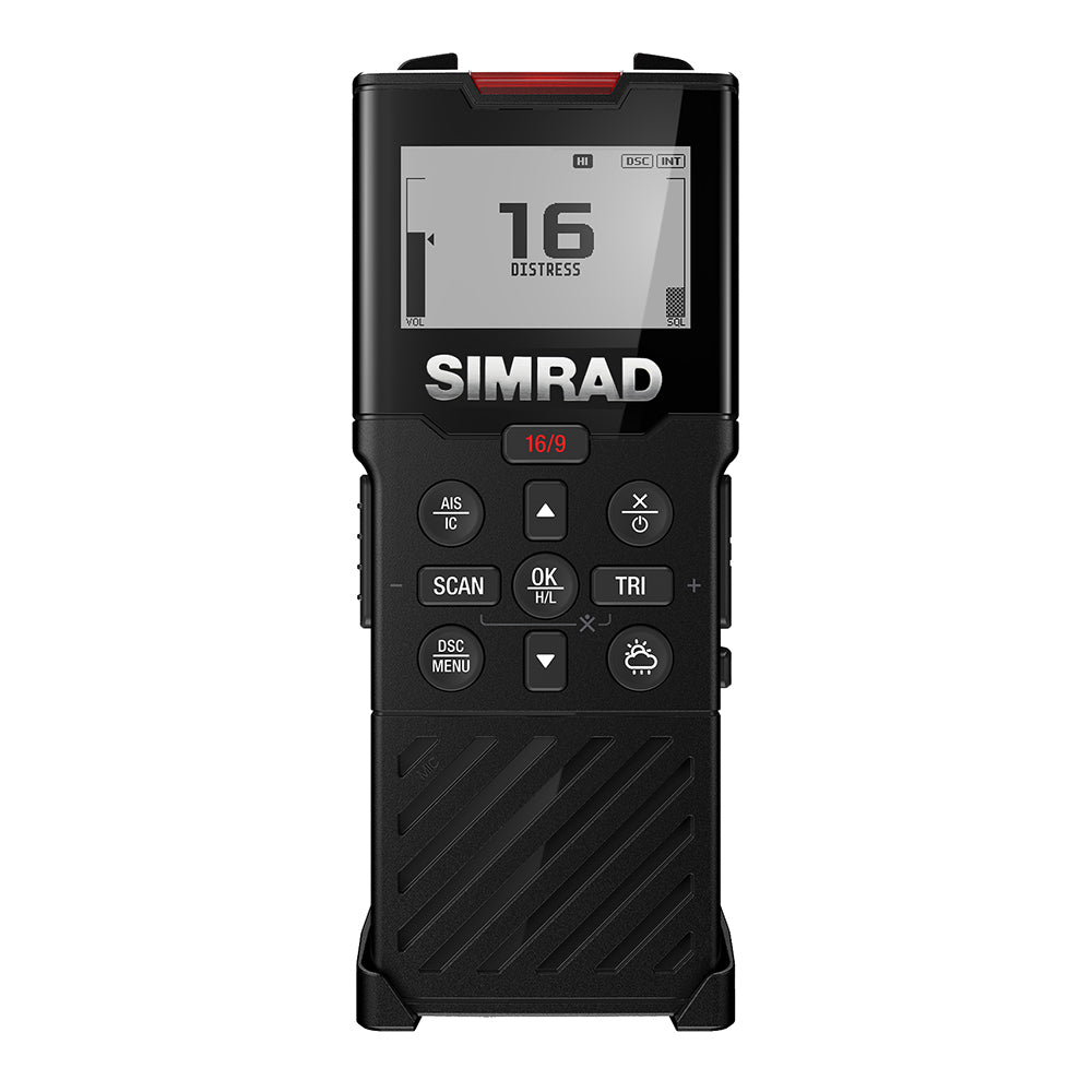 Simrad HS40 Wireless VHF Handset, For RS40/RS40-B, IPX7, Inductive Charging Cradle, 100 m Range, Up to 8 hr Battery Life — Quality Boat Parts