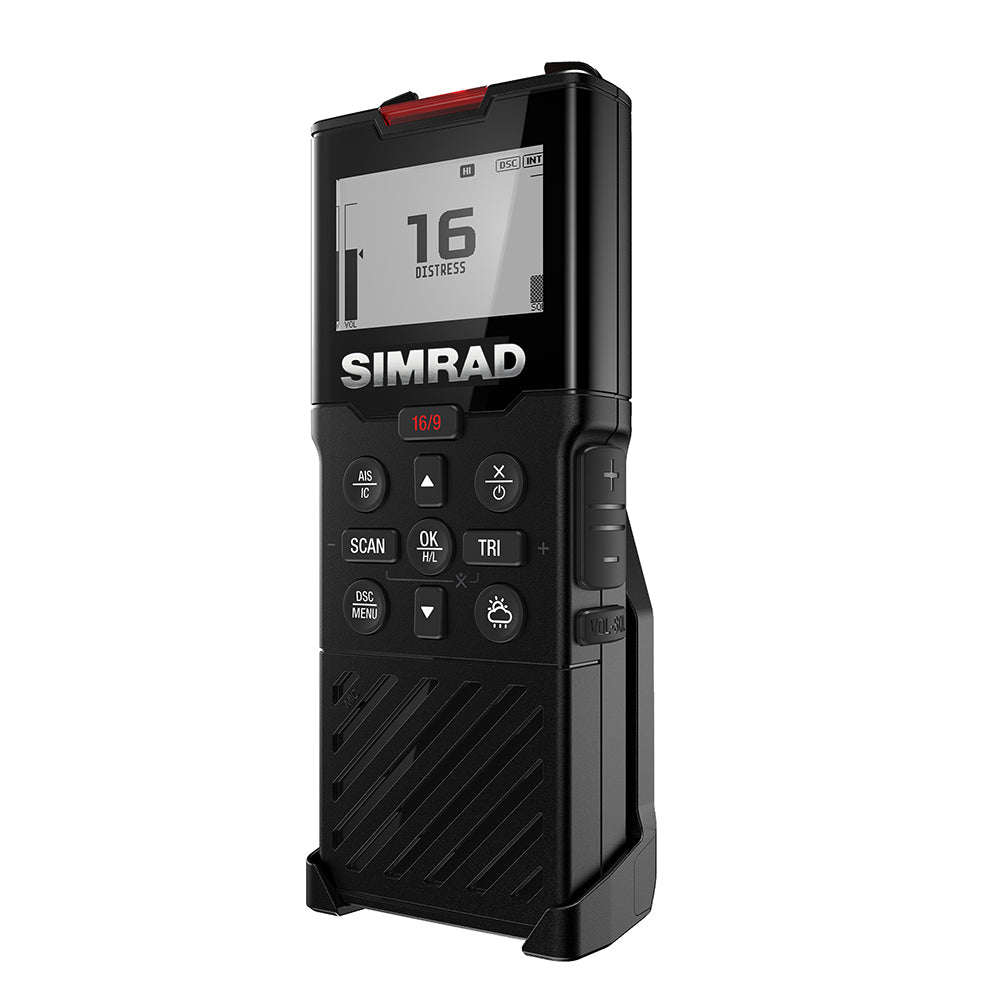 Simrad HS40 Wireless VHF Handset, For RS40/RS40-B, IPX7, Inductive Charging Cradle, 100 m Range, Up to 8 hr Battery Life — Quality Boat Parts