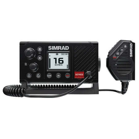 Simrad RS20S Fixed Mount VHF Radio, Class D DSC, Integrated GPS, NMEA 2000, NMEA 0183, IPX7 — Quality Boat Parts
