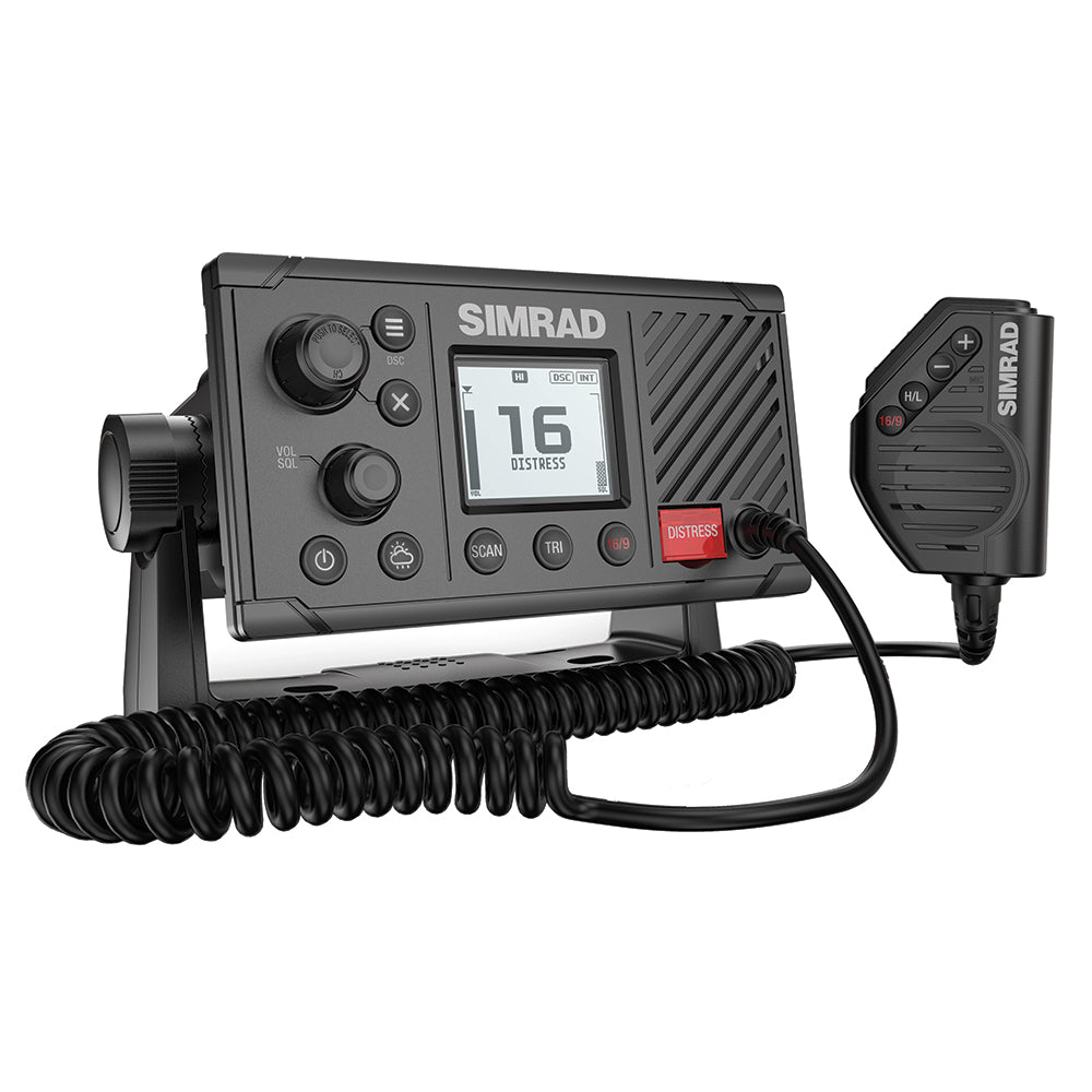 Simrad RS20S Fixed Mount VHF Radio, Class D DSC, Integrated GPS, NMEA 2000, NMEA 0183, IPX7 — Quality Boat Parts
