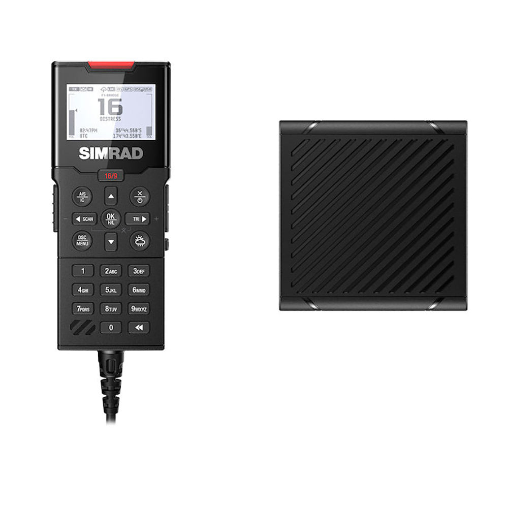 Simrad HS100/SP100 Wired Handset & Speaker Kit, For RS100/RS100-B VHF Radios — Quality Boat Parts