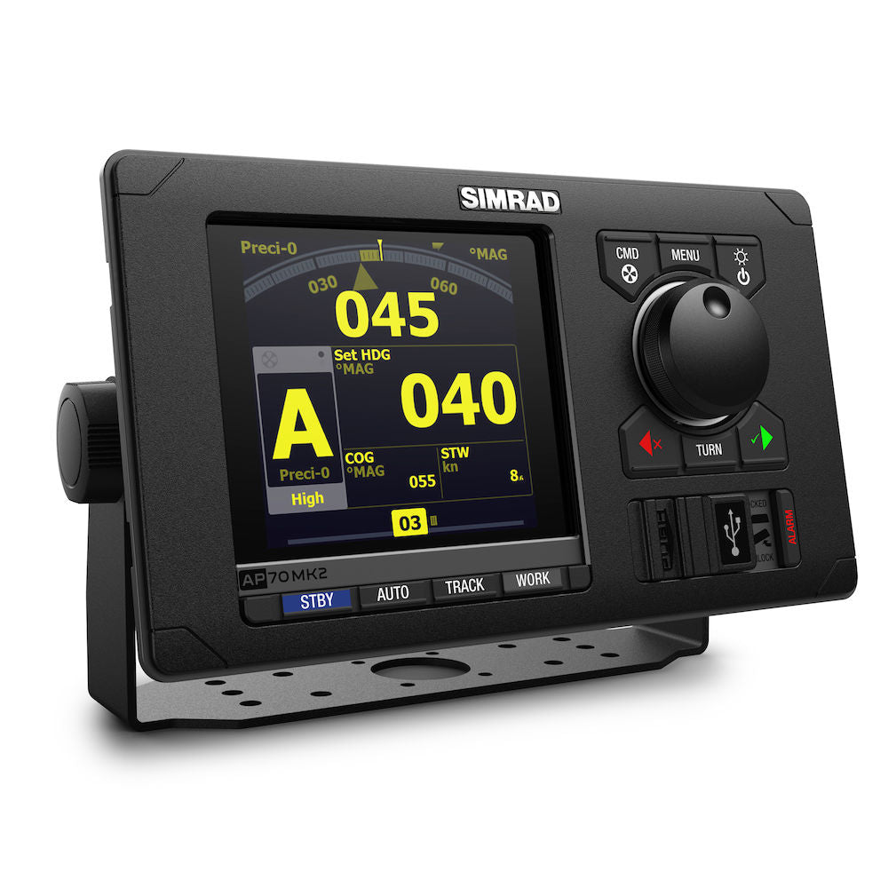 Simrad AP70 Mk2 Autopilot Controller, SOLAS Wheelmarked, NMEA 2000, 12/24VDC, IPX6 — Quality Boat Parts