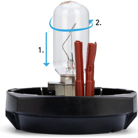 Hella Marine Series 2984 All-Round Navigation Light, Red Light, 2 NM, 12V, Black Housing — Quality Boat Parts