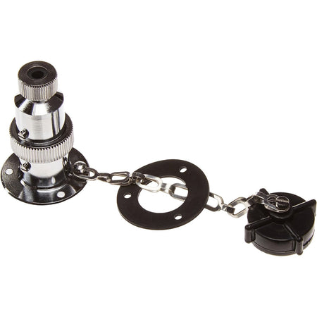 Hella Marine 4-Pole Plug & Socket, Water-Resistant, Chrome-Plated Brass, Socket Cap, For 6.5mm Cable — Quality Boat Parts