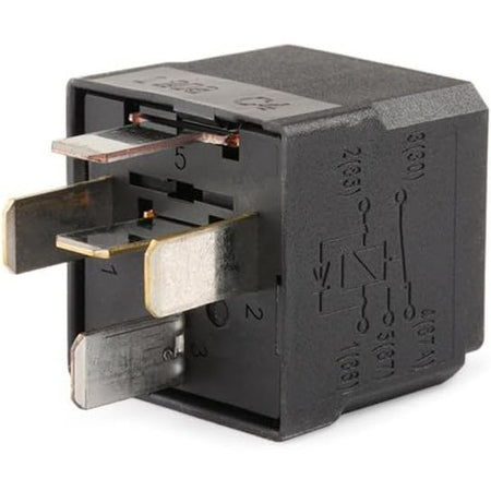Hella Marine Mini ISO Relay, 12V, 5-Pin, SPDT, 20/40A, Diode Coil Suppression, IP54 — Quality Boat Parts