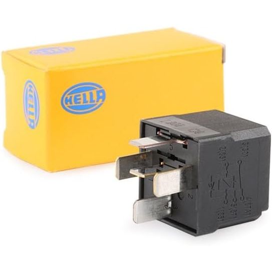 Hella Marine Mini ISO Relay, 12V, 5-Pin, SPDT, 20/40A, Diode Coil Suppression, IP54 — Quality Boat Parts