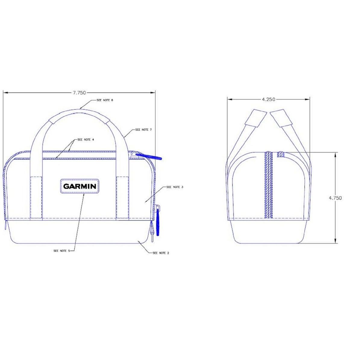 Garmin Deluxe GPS Carrying Case, For StreetPilot & GPSMAP 176, 7.75W x 4.75H x 4.25D in — Quality Boat Parts