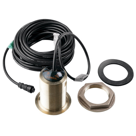 Garmin B60-20 Thru-Hull Transducer, Bronze, 50/200 kHz, 600W, Depth/Temp, 6-Pin — Quality Boat Parts