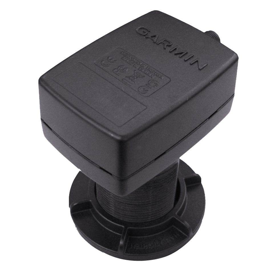 Garmin Intelliducer NMEA 2000 Thru-Hull Depth/Temp Transducer, 13-24 Degree Deadrise, 150W RMS, 900 ft Max Depth — Quality Boat Parts