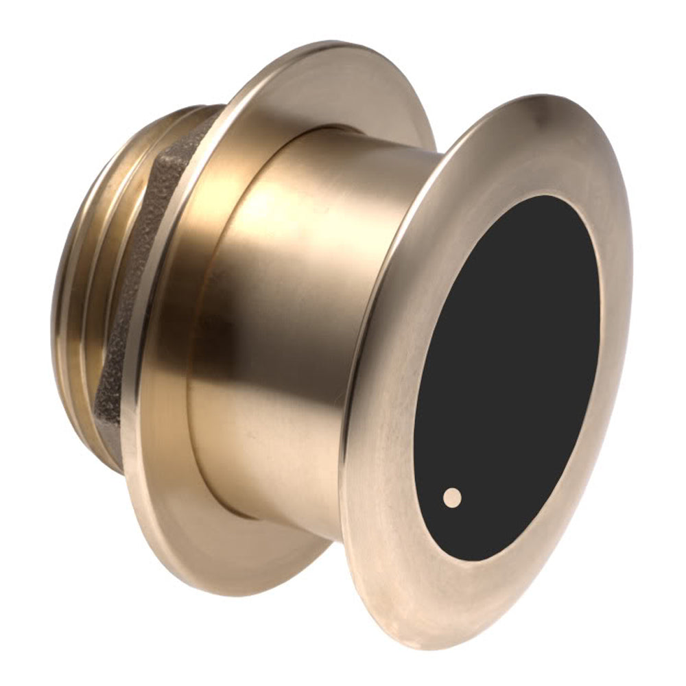 Garmin B164-0 Bronze Thru-Hull Transducer, 1 kW, 50/200 kHz, 0° Tilt, 6-Pin Connector, Depth/Temperature — Quality Boat Parts