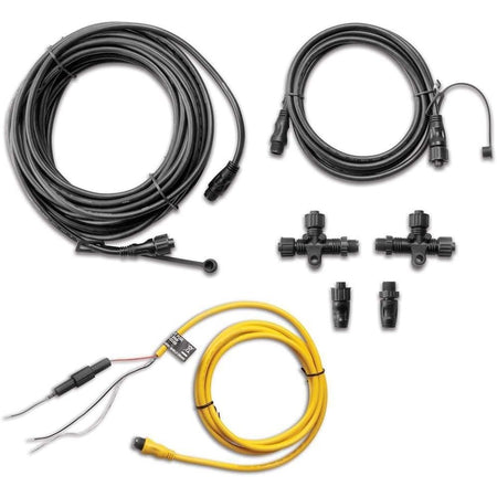 Garmin NMEA 2000 Starter Kit, 2 m Drop Cable, 6 m Backbone Cable, 2 m Power Cable, 2 T-Connectors, Male and Female Terminators — Quality Boat Parts