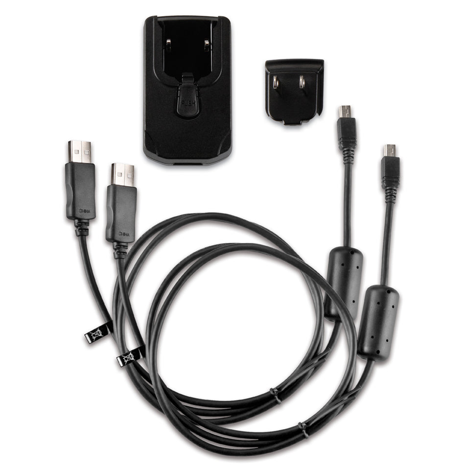 Garmin AC Adapter Cable Kit, Micro/Mini USB, Charge/Sync, 110V U.S. Plug — Quality Boat Parts