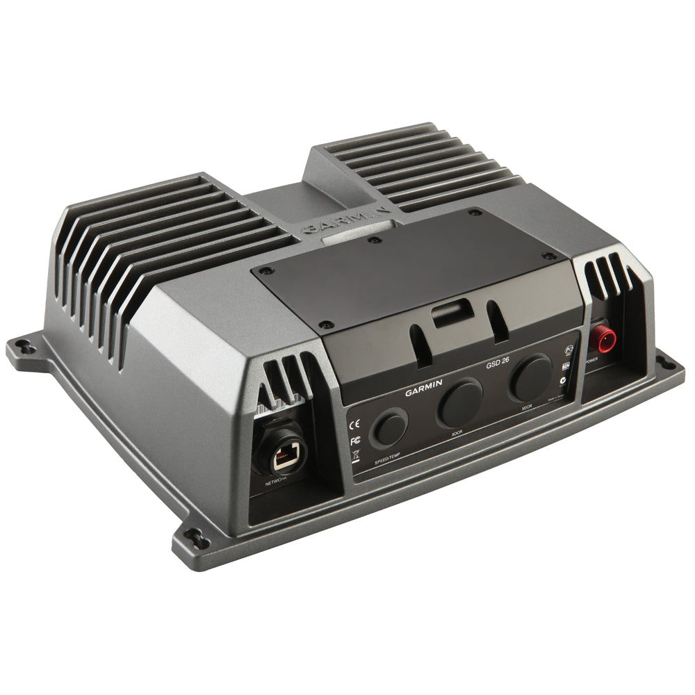 Garmin GSD 26 Digital Black Box Network Sounder, Garmin Marine Network, CHIRP Spread Spectrum, Dual Transceiver, 10-35V, IPX7, 25-3000W RMS, 25-250 kHz, 10,000 ft Max Depth — Quality Boat Parts