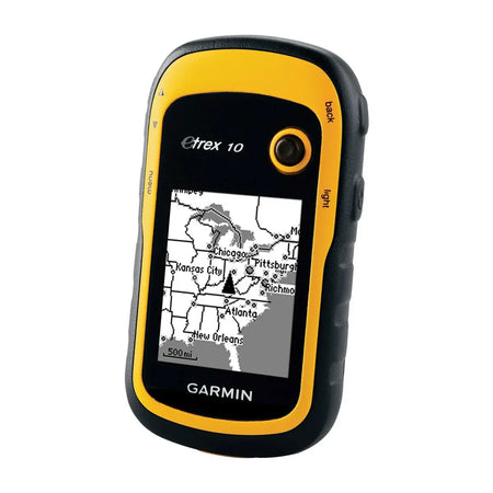 Garmin eTrex 10 Handheld GPS, Worldwide Basemap, GPS/GLONASS, 2.2 in Monochrome Display, IPX7, 25 hr Battery Life — Quality Boat Parts
