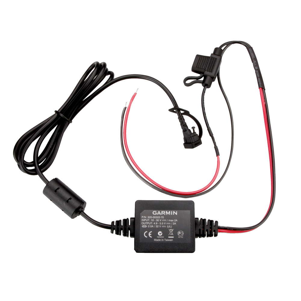 Garmin zumo Motorcycle Power/Ground Cable, For zumo 350LM/390LM/395LM/396LMT-S — Quality Boat Parts