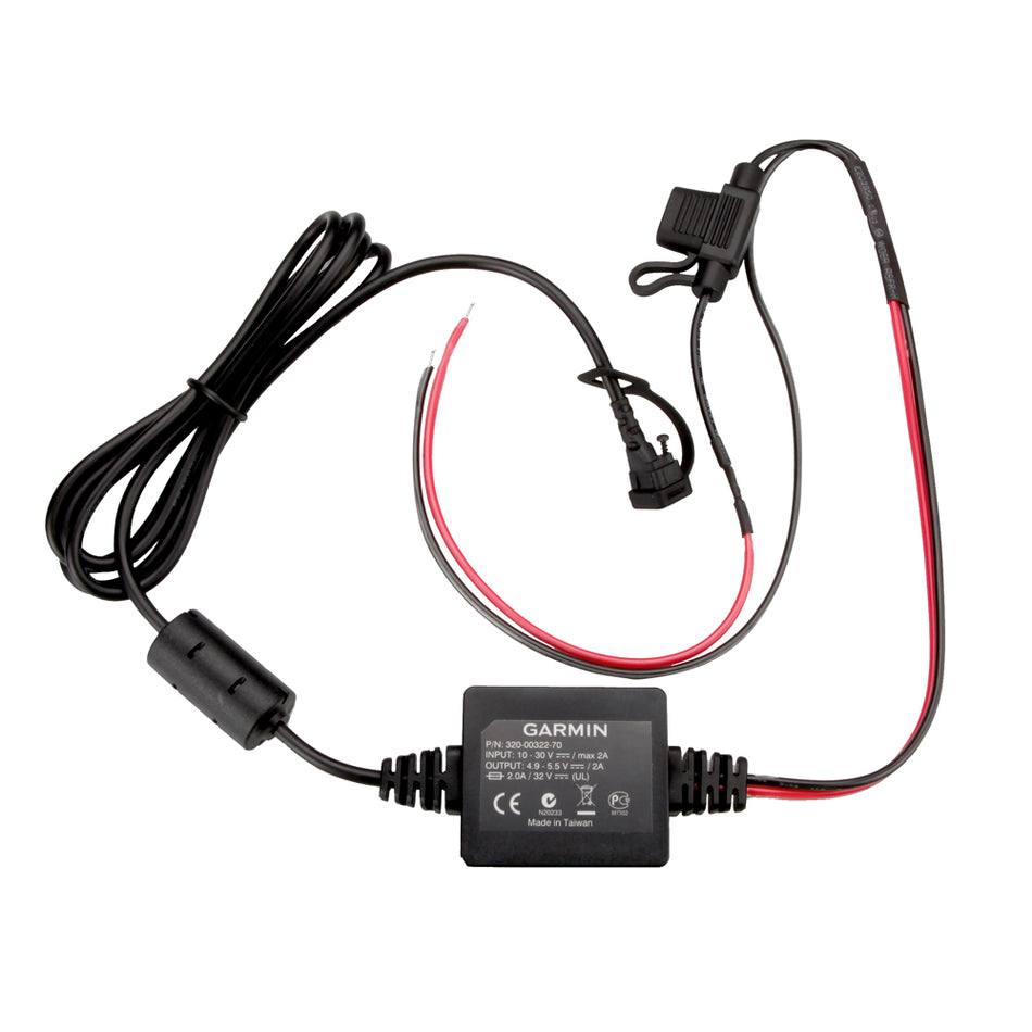 Garmin zumo Motorcycle Power/Ground Cable, For zumo 350LM/390LM/395LM/396LMT-S — Quality Boat Parts