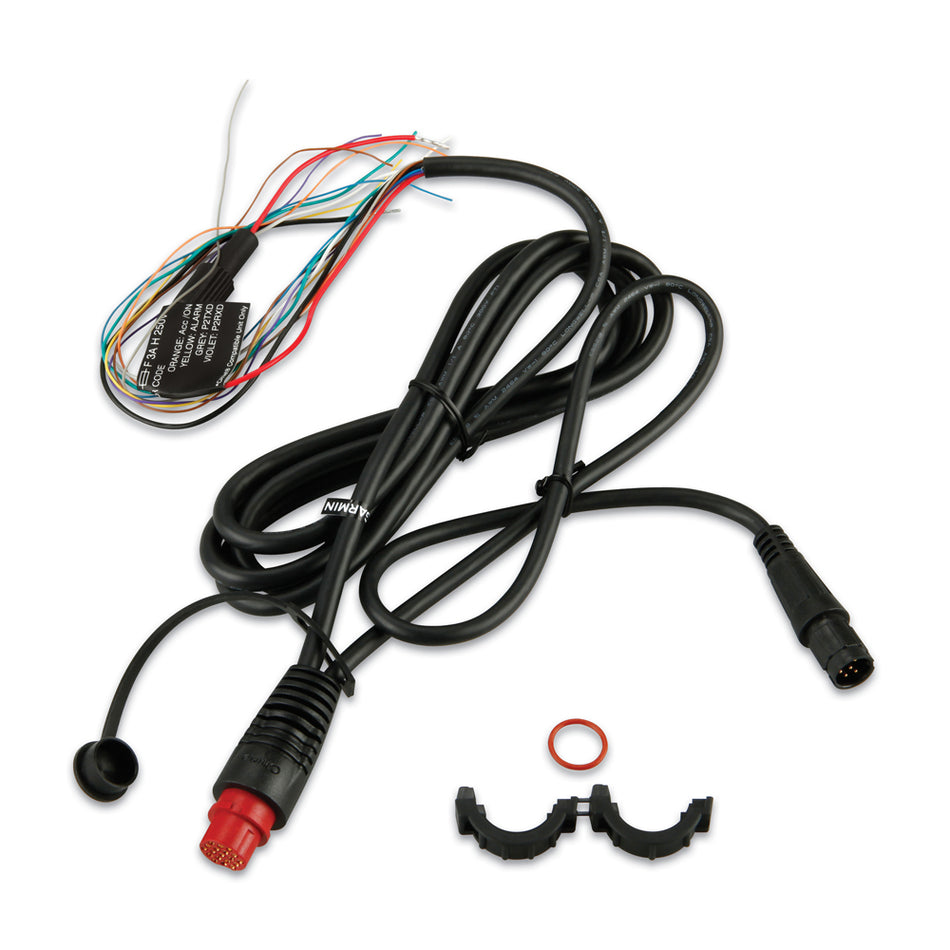 Garmin Power/Data/Sonar Cable, For GPSMAP 720s/740s, 19-Pin Threaded — Quality Boat Parts