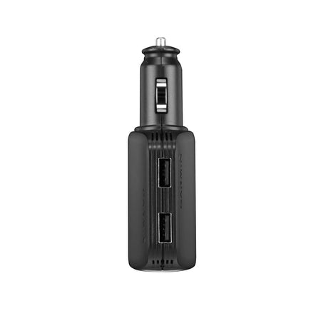 Garmin High-Speed Multi-Charger, For 12V Vehicle Outlet, Dual USB Ports, 10-30V Input, Pass-Through Power Socket — Quality Boat Parts