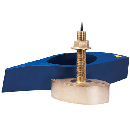 Garmin B265LH Bronze Thru-Hull Transducer, 12-Pin, 1 kW, Low/High CHIRP, 3,000 ft, Depth/Temp — Quality Boat Parts