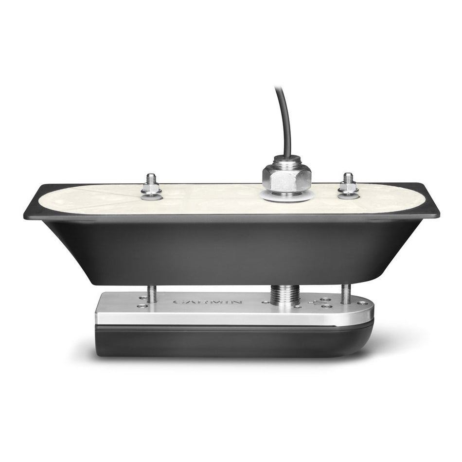 Garmin GT51M-TH Thru-Hull Transducer, 12-Pin, Stainless Steel Stem, CHIRP ClearVü/SideVü 500W 260/455 kHz, CHIRP Traditional 600W 80-160 kHz — Quality Boat Parts