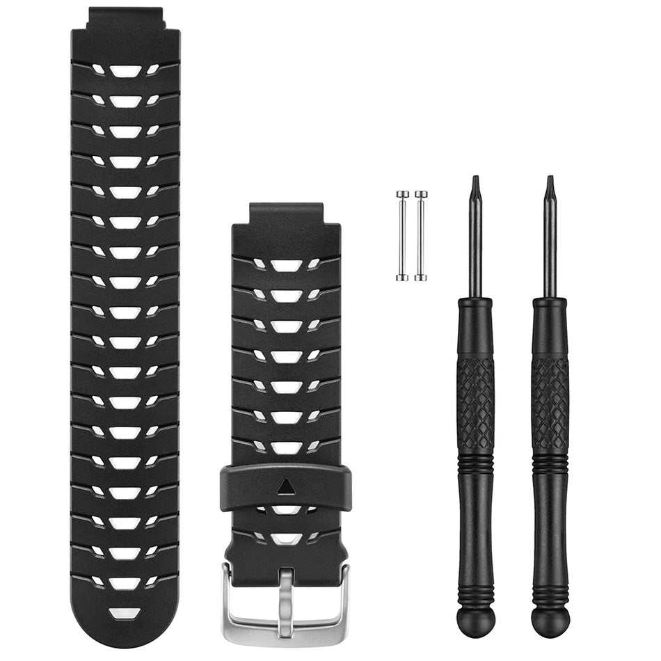 Garmin Forerunner Replacement Watch Bands, For Forerunner 230/235/630, Black/White, Pins and Pin Removal Tools Included — Quality Boat Parts