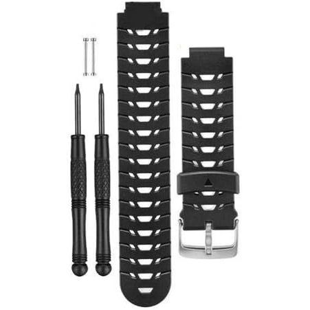 Garmin Replacement Watch Bands, For Forerunner 230/235/630, Black & Gray Silicone, Pins and Removal Tools Included — Quality Boat Parts
