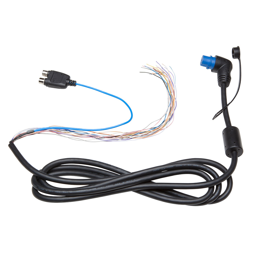 Garmin Right-Angle NMEA 0183 Audio/Data Cable, For GPSMAP 84/86 17-24 in, 7 ft, RCA Audio, Bare Wire — Quality Boat Parts