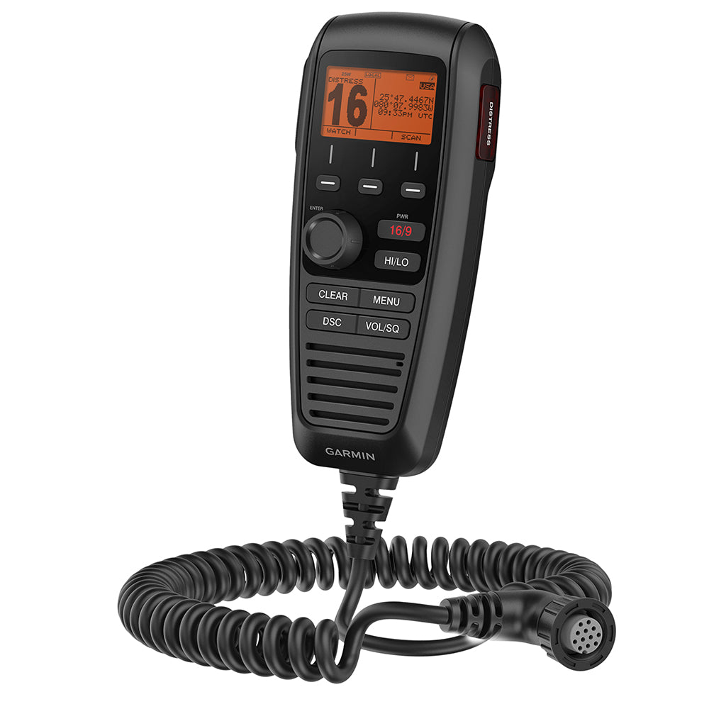 Garmin GHS 11 Wired VHF Handset, For VHF 110/115/210/215, IPX7 — Quality Boat Parts