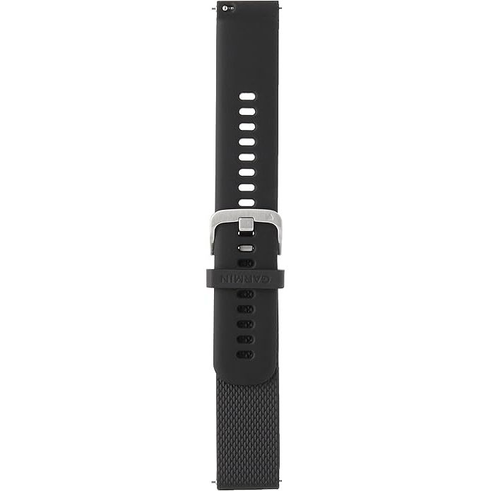 Garmin Quick Release 20 mm Watch Band, Black Silicone, Stainless Steel Hardware — Quality Boat Parts