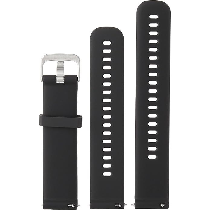 Garmin Quick Release 20 mm Watch Band, Black Silicone, Stainless Steel Hardware — Quality Boat Parts