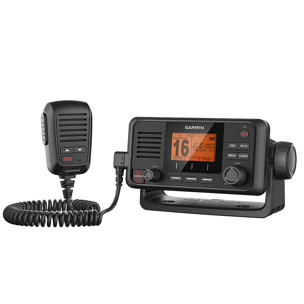 Garmin VHF 115 Fixed-Mount Marine VHF Radio, 25W, Built-In GPS, Class D DSC, NMEA 2000 — Quality Boat Parts