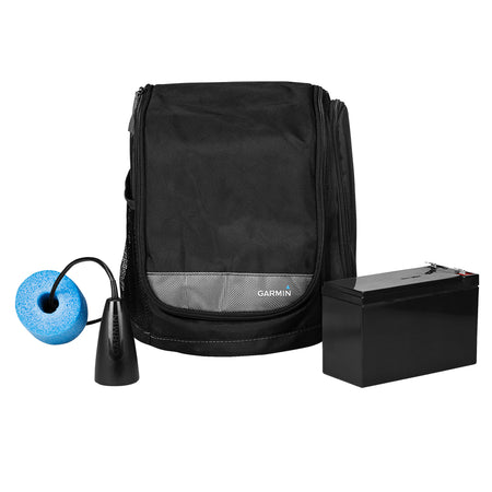 Garmin Small Portable Ice Fishing Kit, For 4-7 in STRIKER & ECHOMAP, GT8HW-IF CHIRP Transducer, 16-24 Deg Beamwidth — Quality Boat Parts