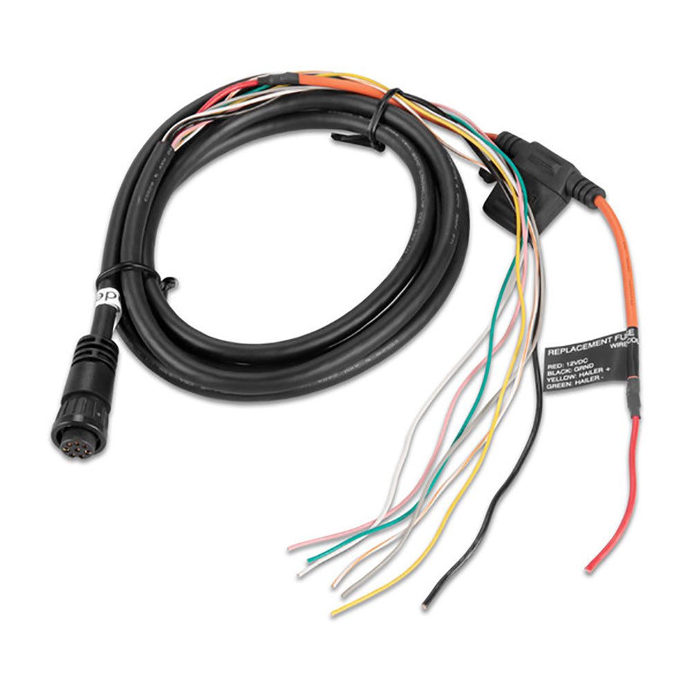 Garmin NMEA 0183 Power/Hailer Cable, For VHF 315, 6.5 ft, 8-Pin — Quality Boat Parts