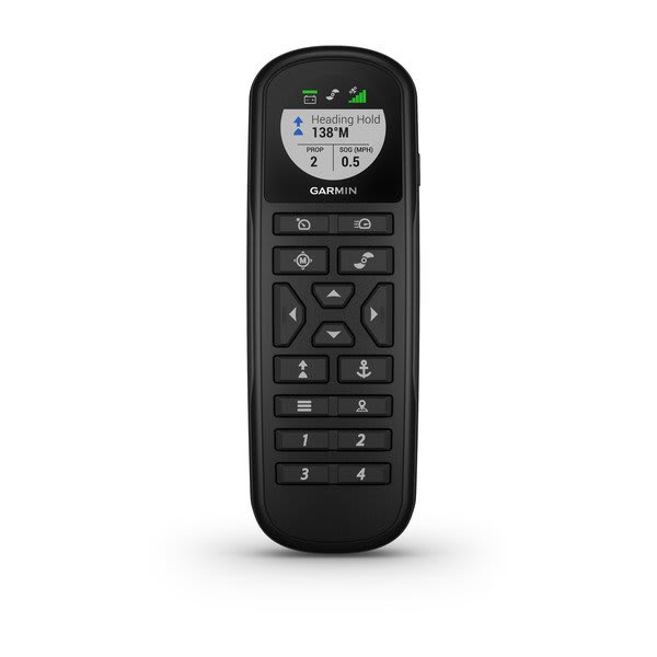 Garmin Force Trolling Motor Floating Remote Control, For Force and Force Kraken Trolling Motors, Sunlight-Readable Transflective Display, Point-and-Go Gesture Steering, User-Programmable Keys, Water-Resistant — Quality Boat Parts